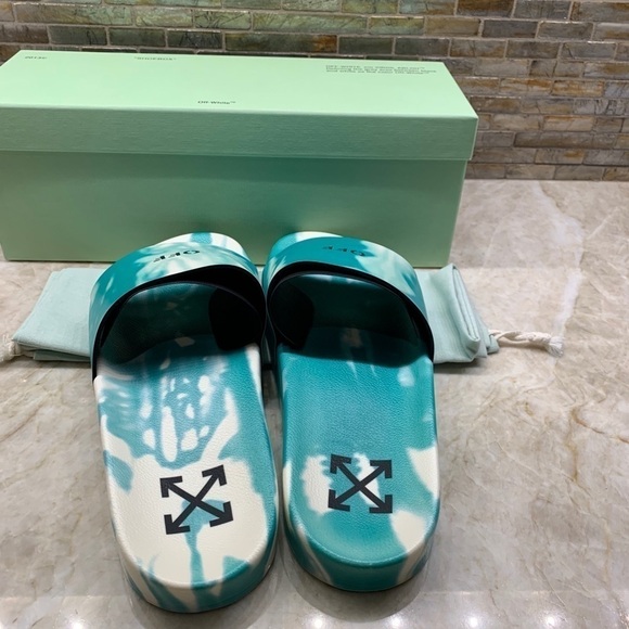OFF-WHITE Tie-Dye Pool Slide Sandals - Picture 3 of 11